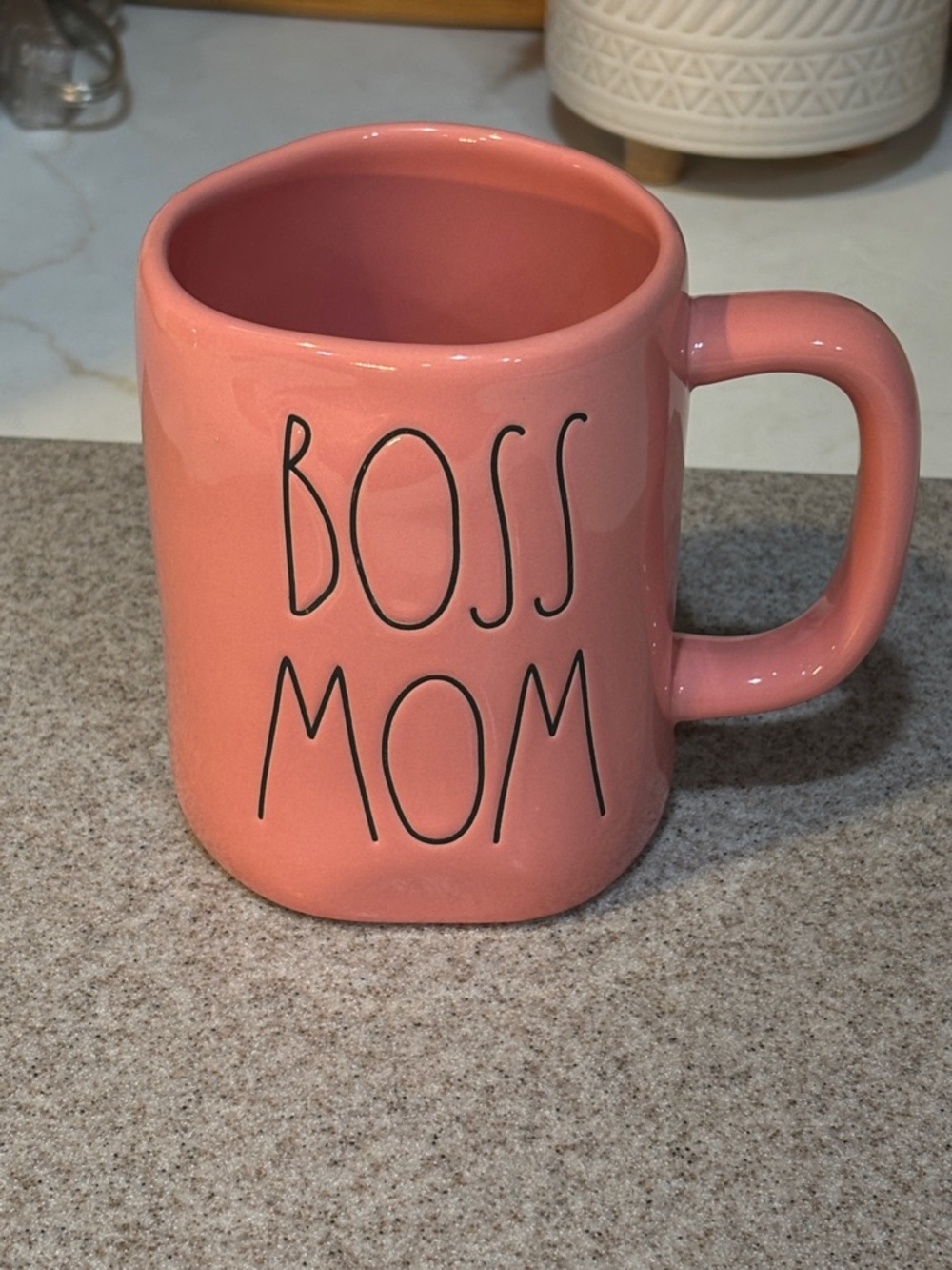 Boss Mom Pink Ceramic Mug